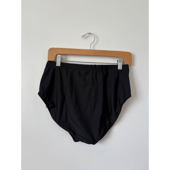 32 Degrees Women's High-Waist Bikini Swim Bottom – Black – Large - Picture 4 of 5